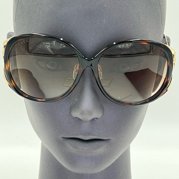 ? ?️ Gucci Model GG0226SK Color: Havana / Gold / Brown Size: 60/ 14-130 (mm) main image 9